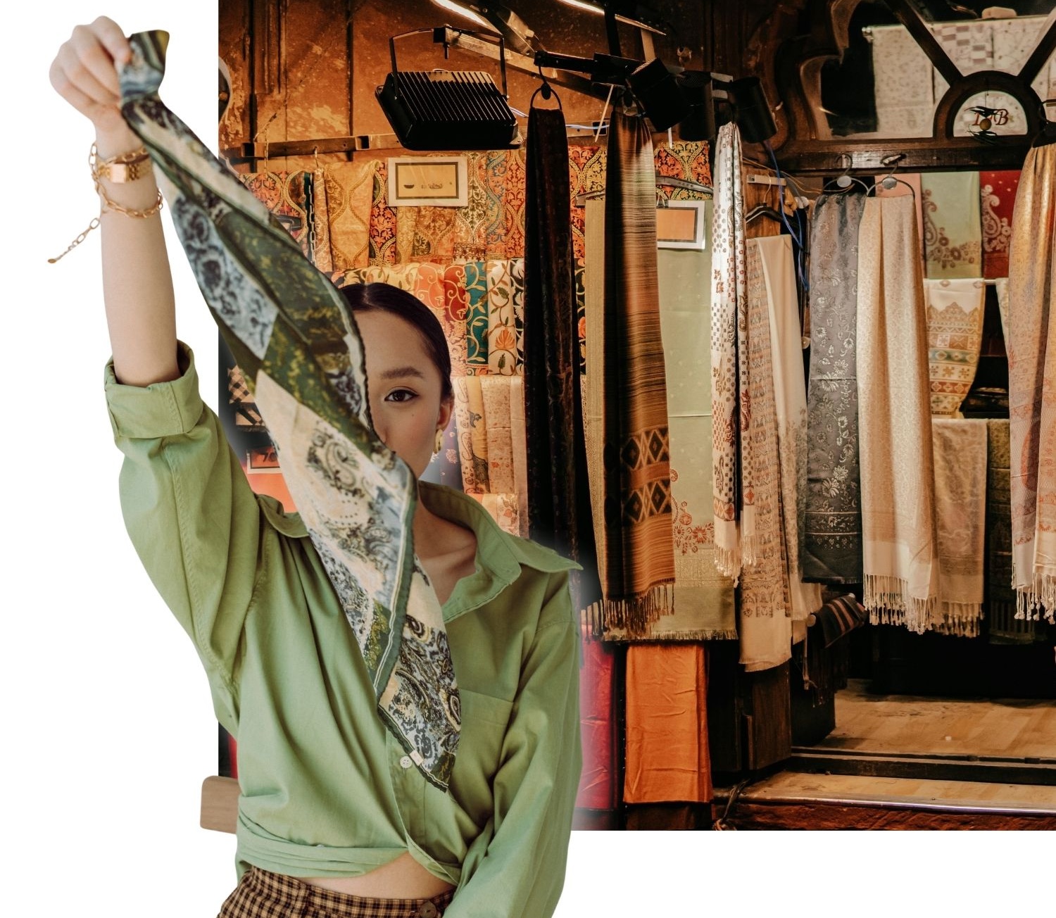 Thai silk scarves and pashminas direct from Thailand