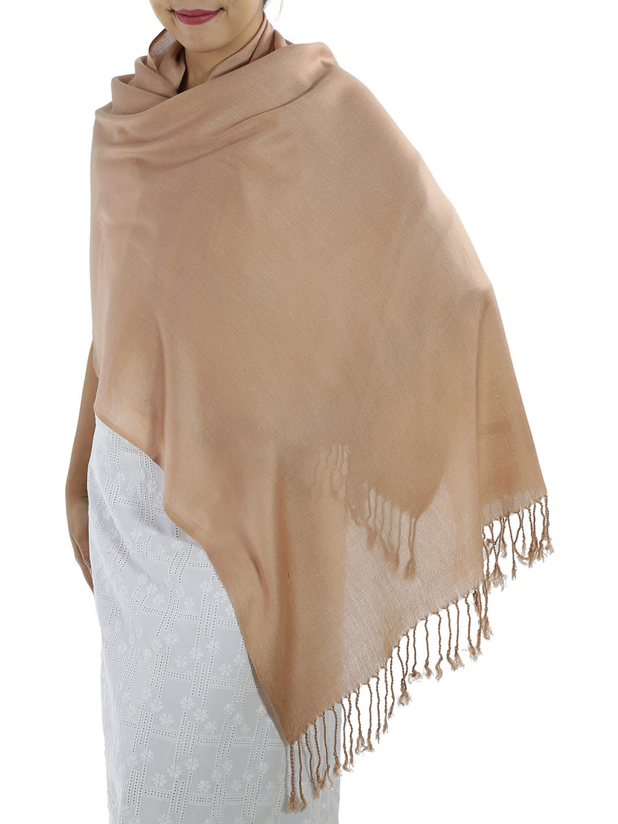 Brown Cashmere Scarf: image 2