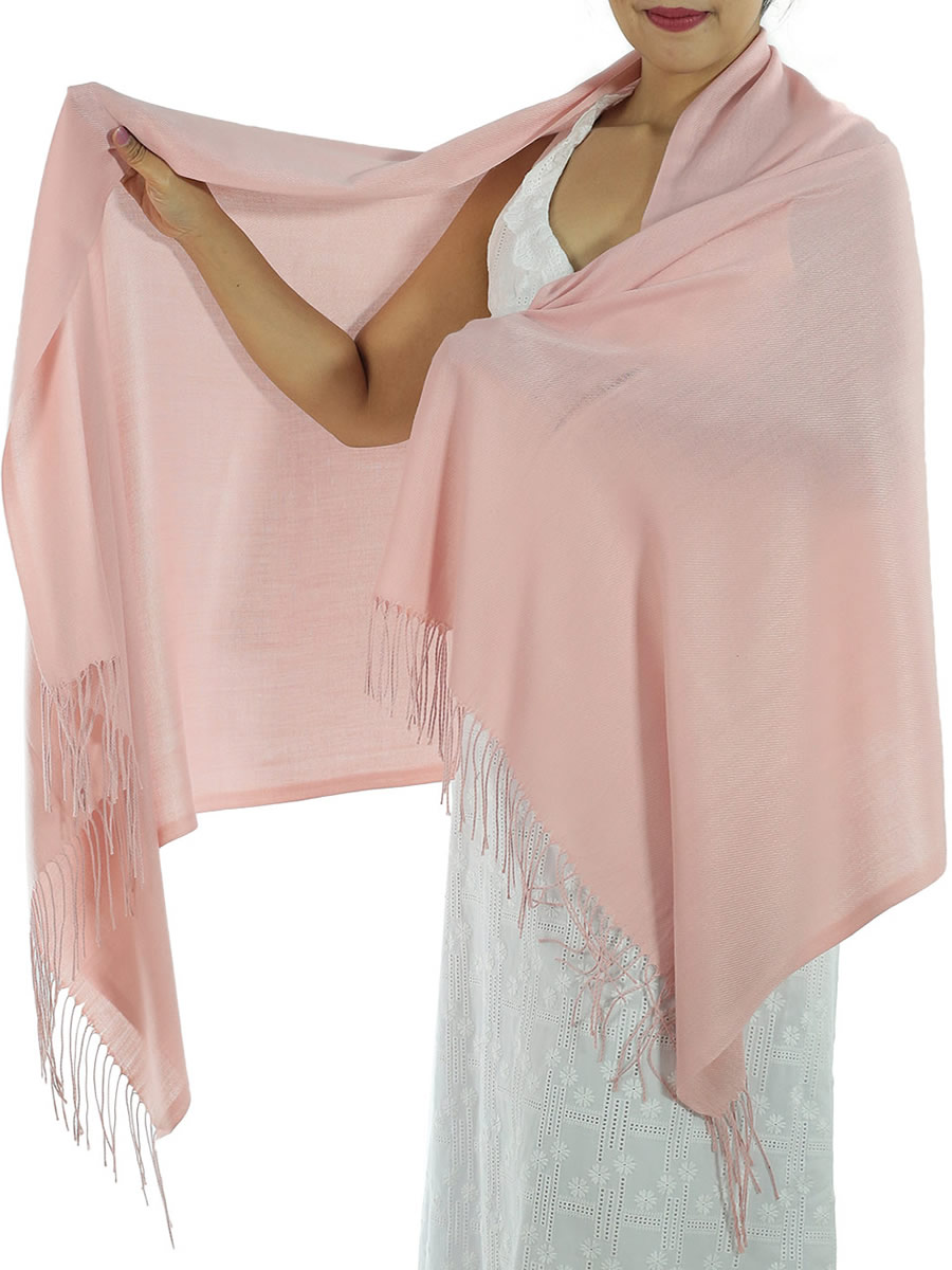 Pink Cashmere Scarf: image 2