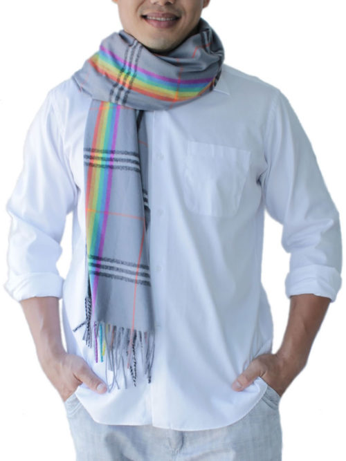 Men's Grey Scarf: image 2