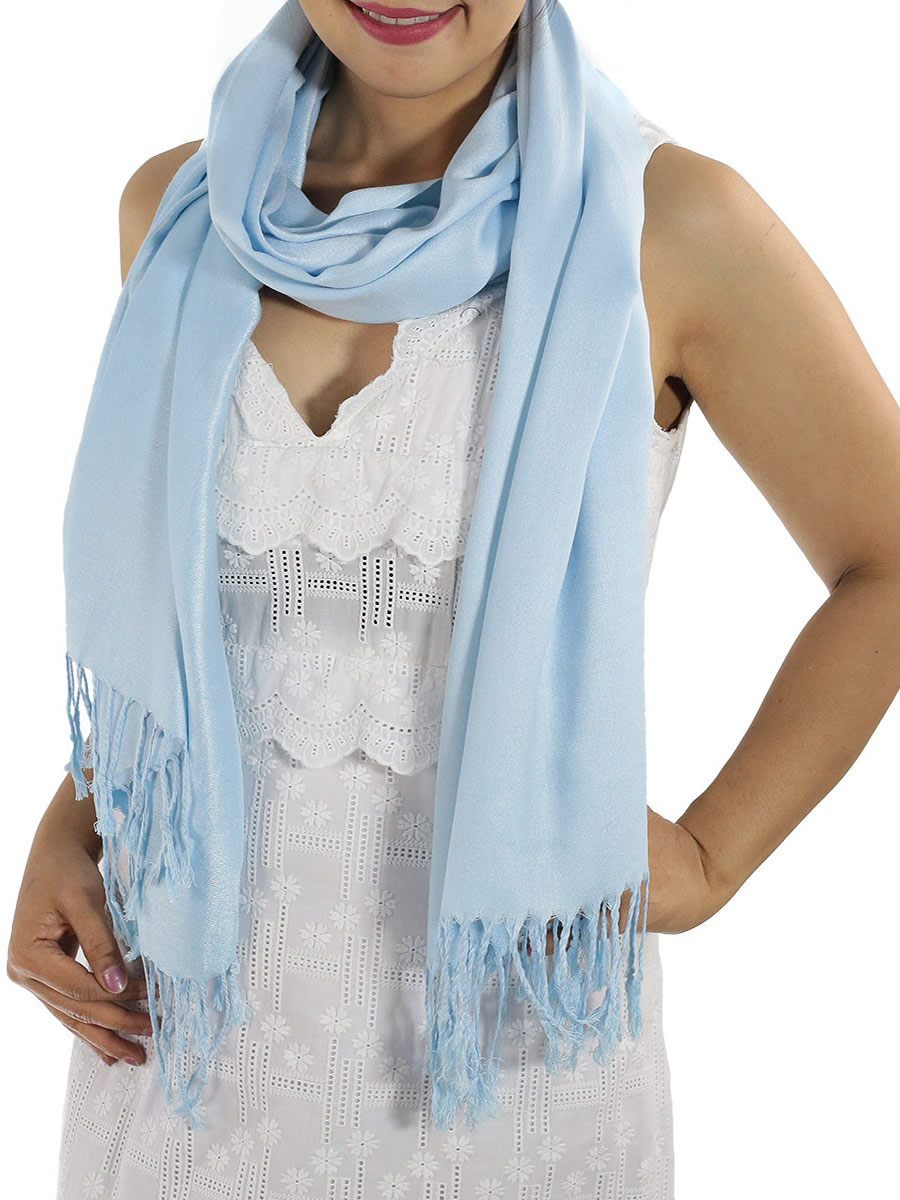 Baby Blue Pashmina
