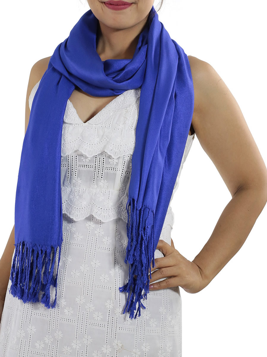 Blue Pashmina