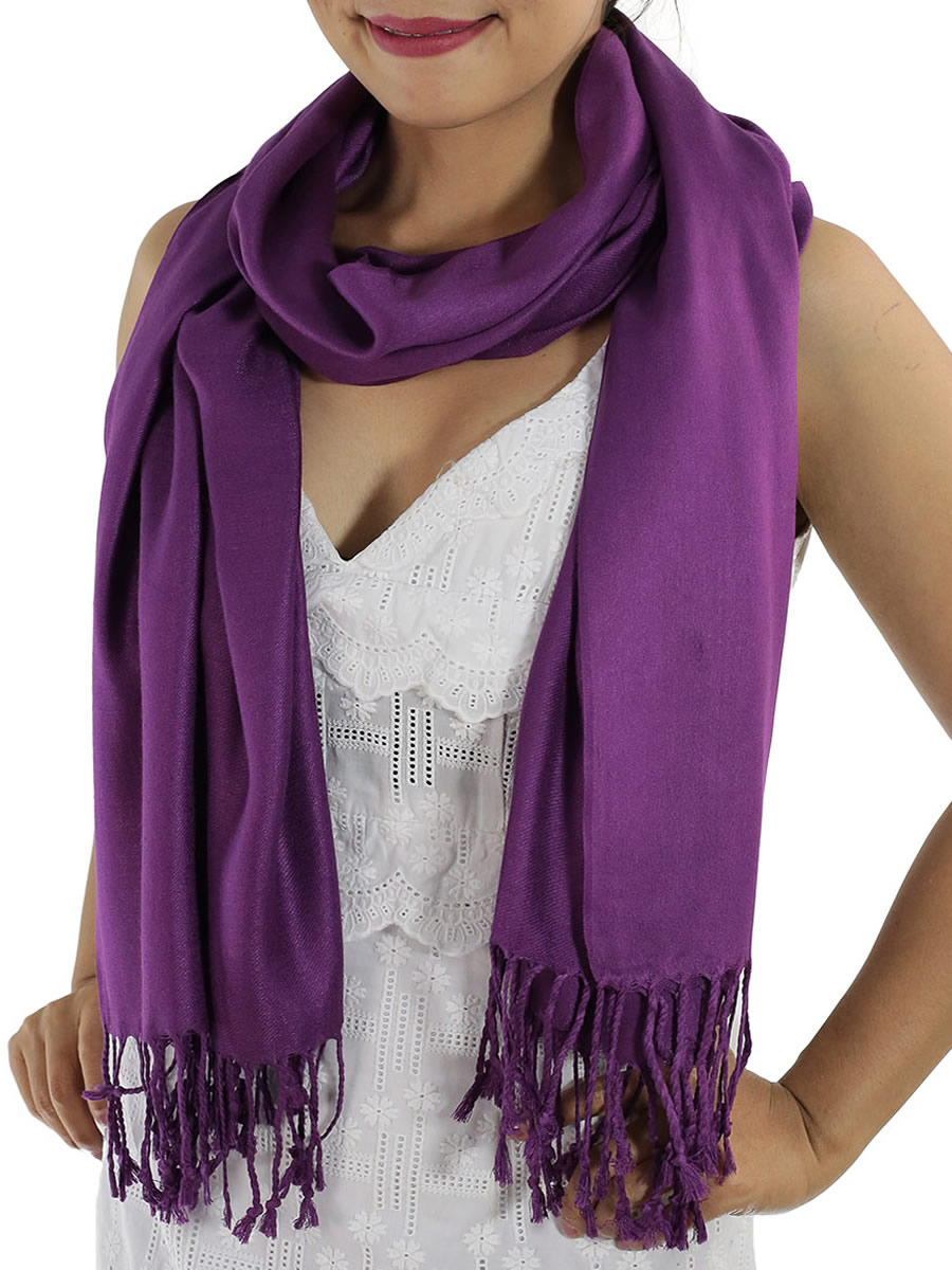 Purple Pashmina