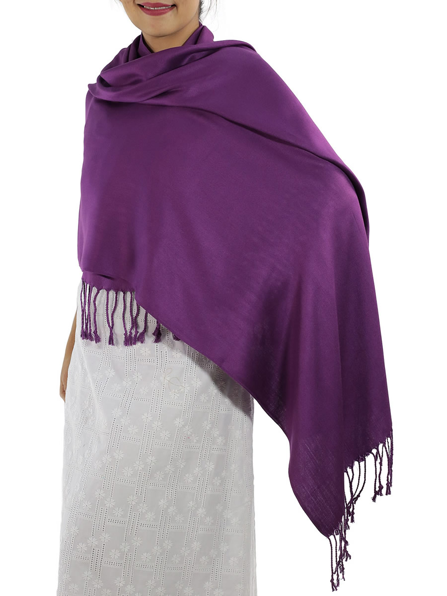 Purple Pashmina: image 4