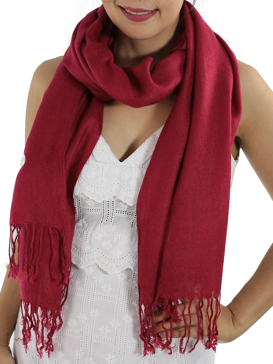 Red Pashmina