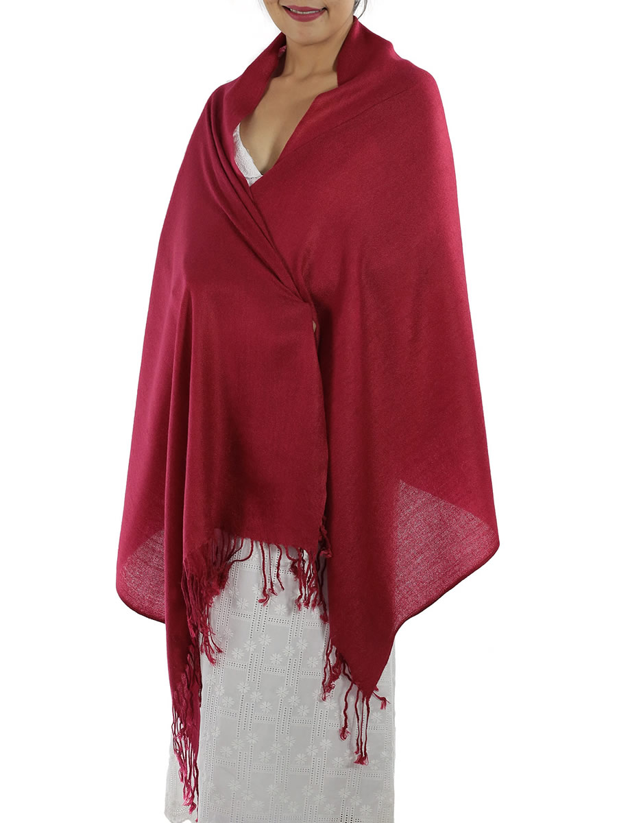 Red Pashmina: image 3