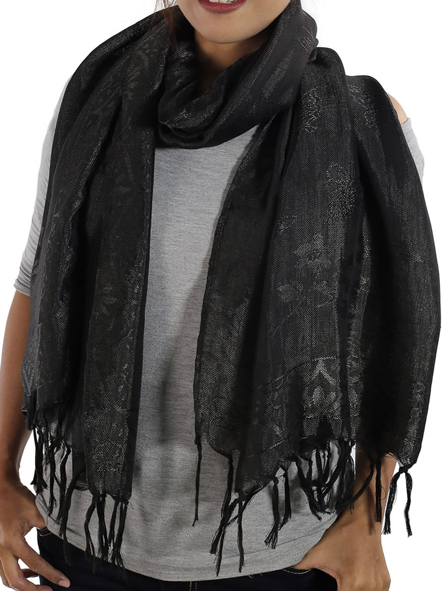 Traditional Thai Black Scarf x 3: image 3