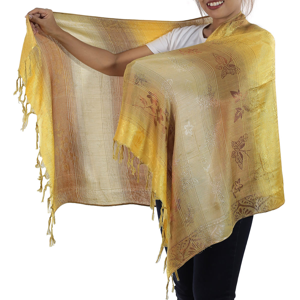 Traditional Thai Gold Scarf x1: image 2