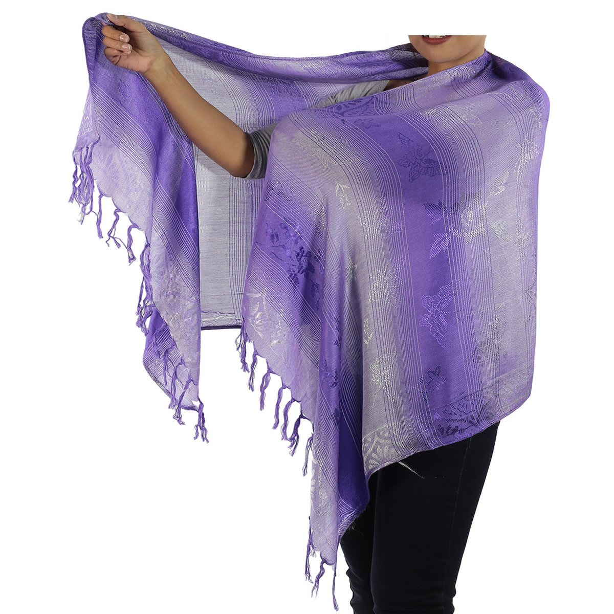 Traditional Thai Lavender Scarf x9: image 4