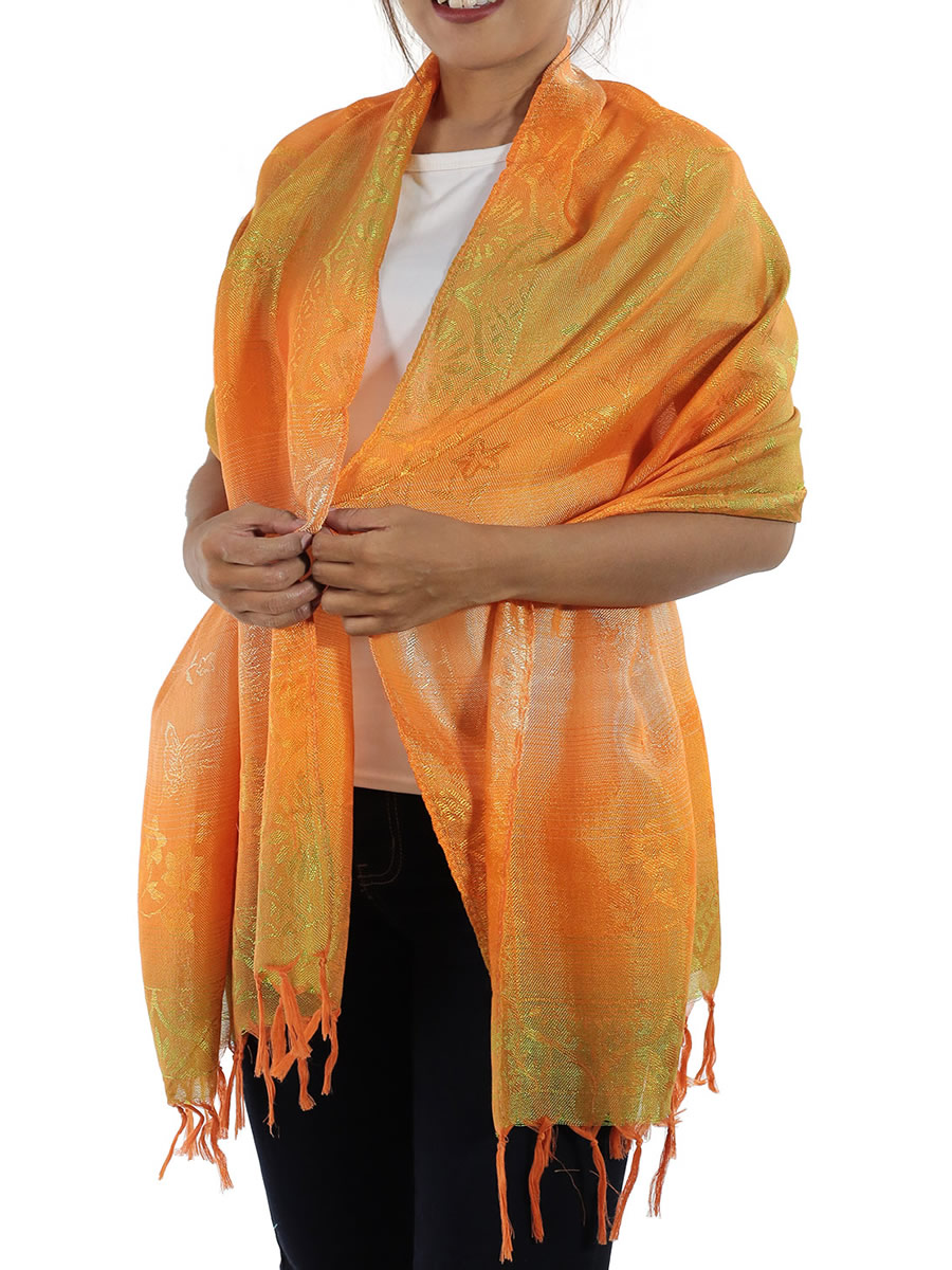 Traditional Thai Orange Scarf x 3: image 3