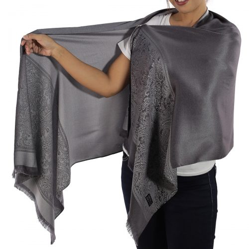 Grey Silk Shawl: image 2