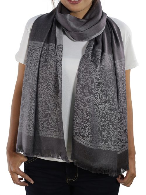 Grey Silk Shawl: image 3