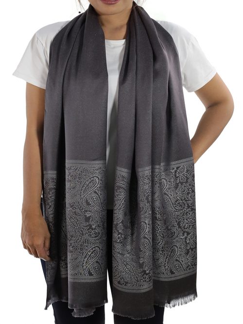 Grey Silk Shawl: image 4