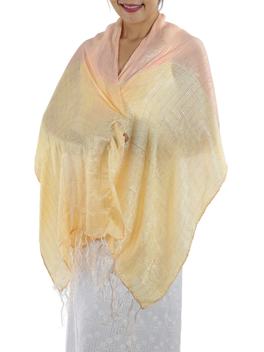 Baby Pink Silk Scarf: image 3