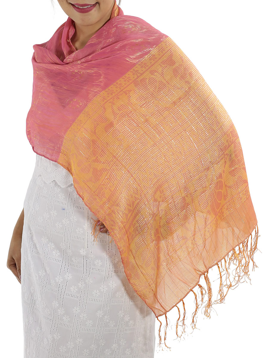 Rose Silk Scarf: image 3