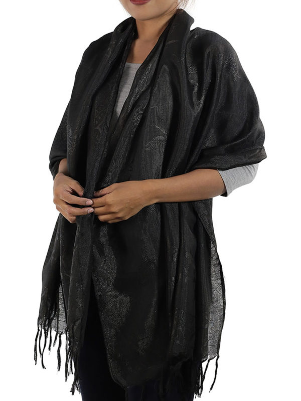 black shawl from thailand