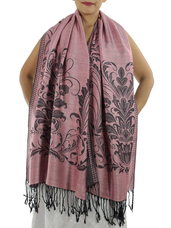 buy hot pink pashmina scarves