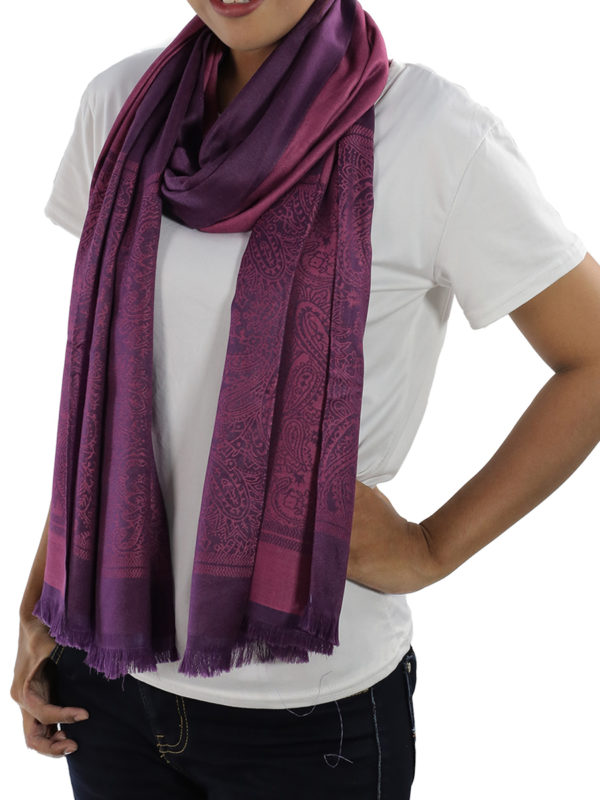 buy purple silk shawls