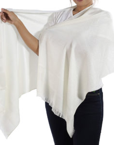 buy white silk scarf