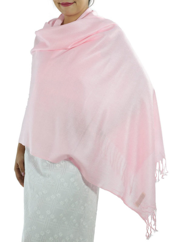 pink pashmina shawl